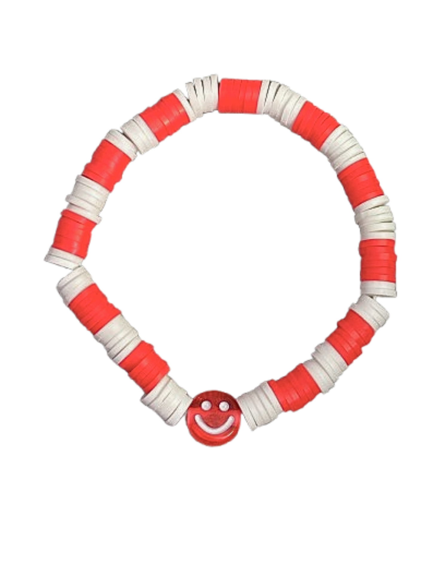 Candy Cane Smile Face Bracelet