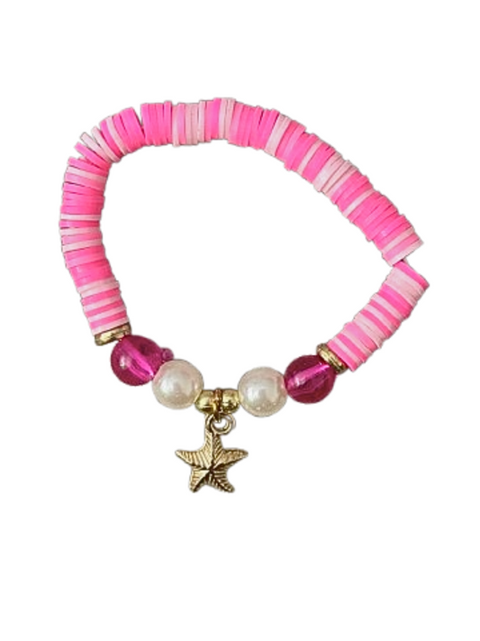 Pink Sea Star Bracelet